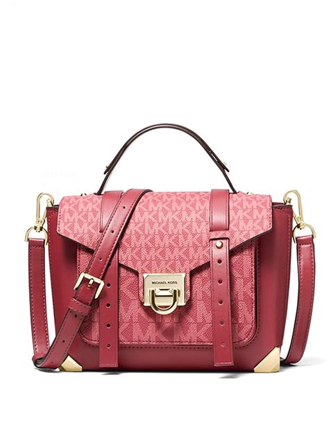 women michael kors bags michael kors manhattan medium leather satchel|Michael Kors handbags official site.